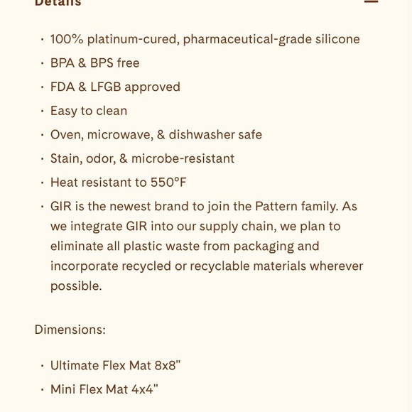 ⚡️GIR Mini & Ultimate Silicone Flex Mat Set - Picture 2 of 5